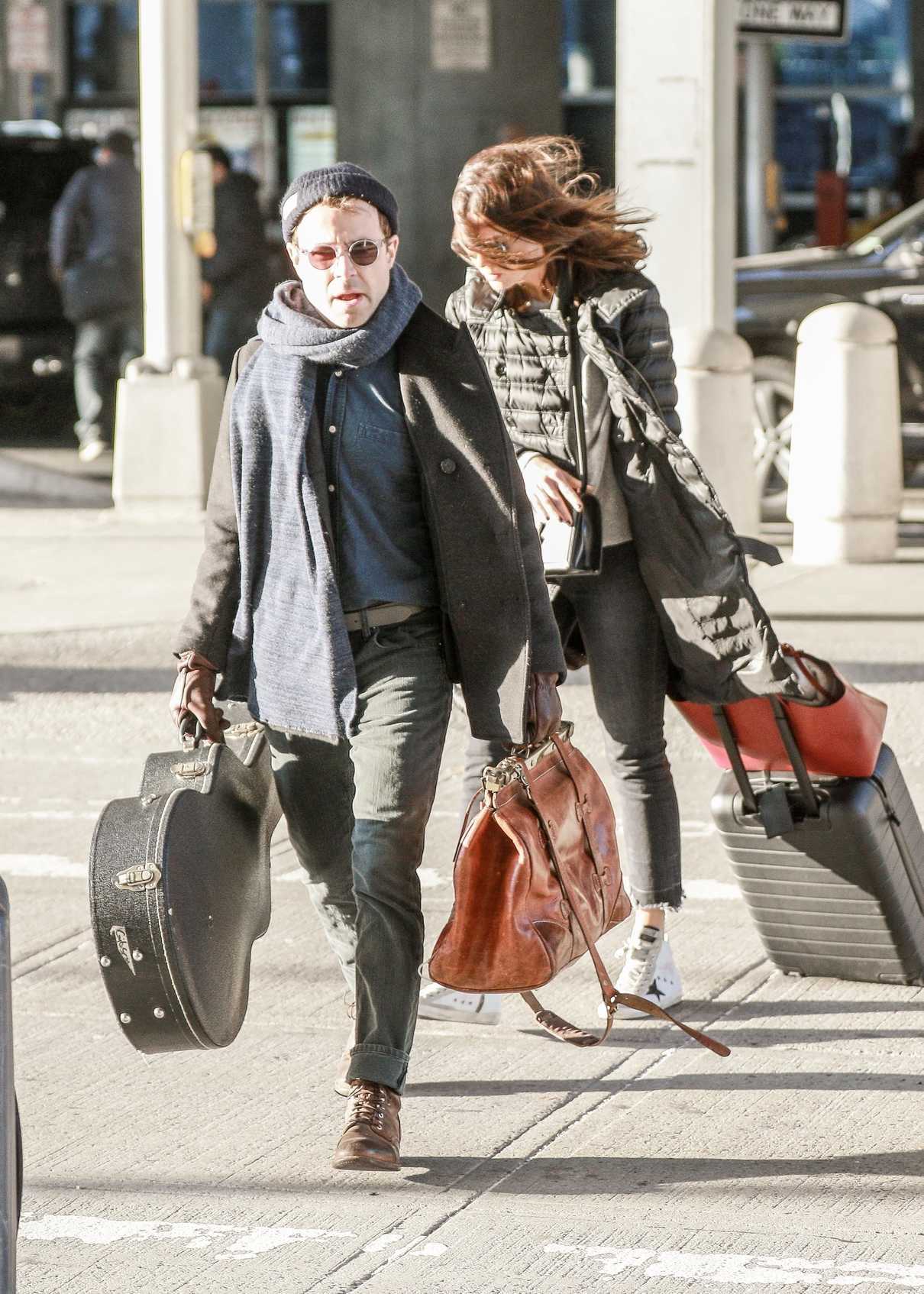 Mandy Moore Was Seen with Her Fiance at JFK International Airport in NYC 12/27/2017-4