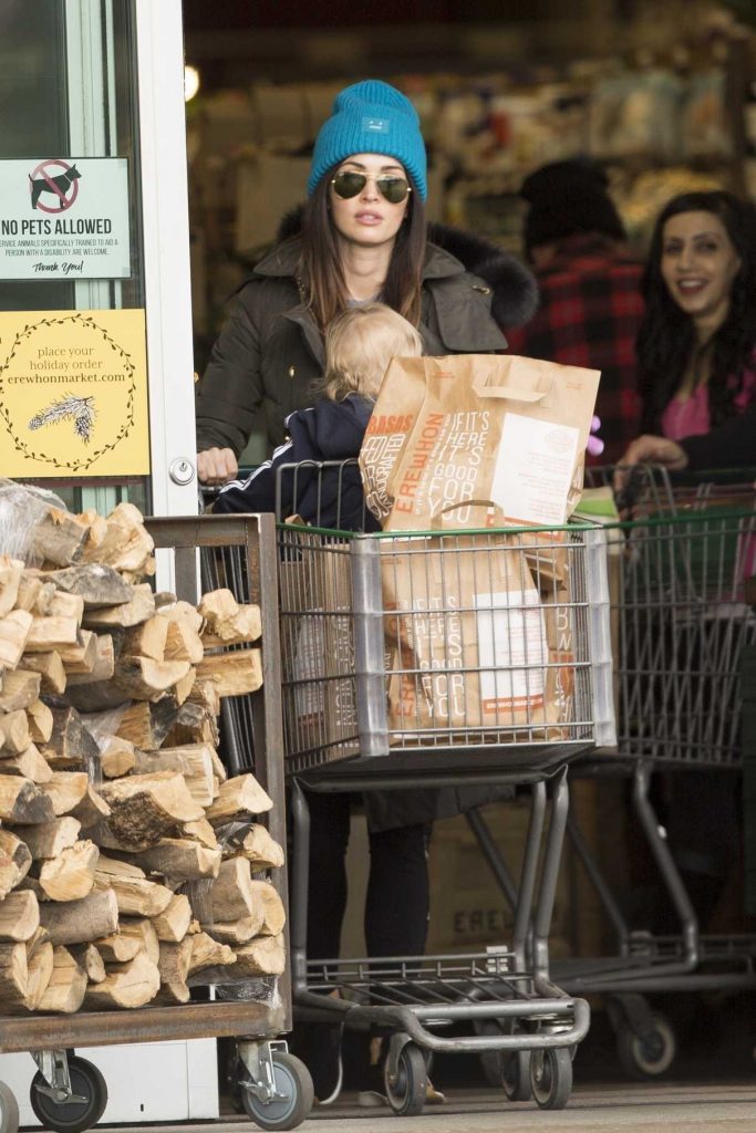 Megan Fox Goes Shopping at an Organic Grocery Store in Los Angeles 12/23/2017-1