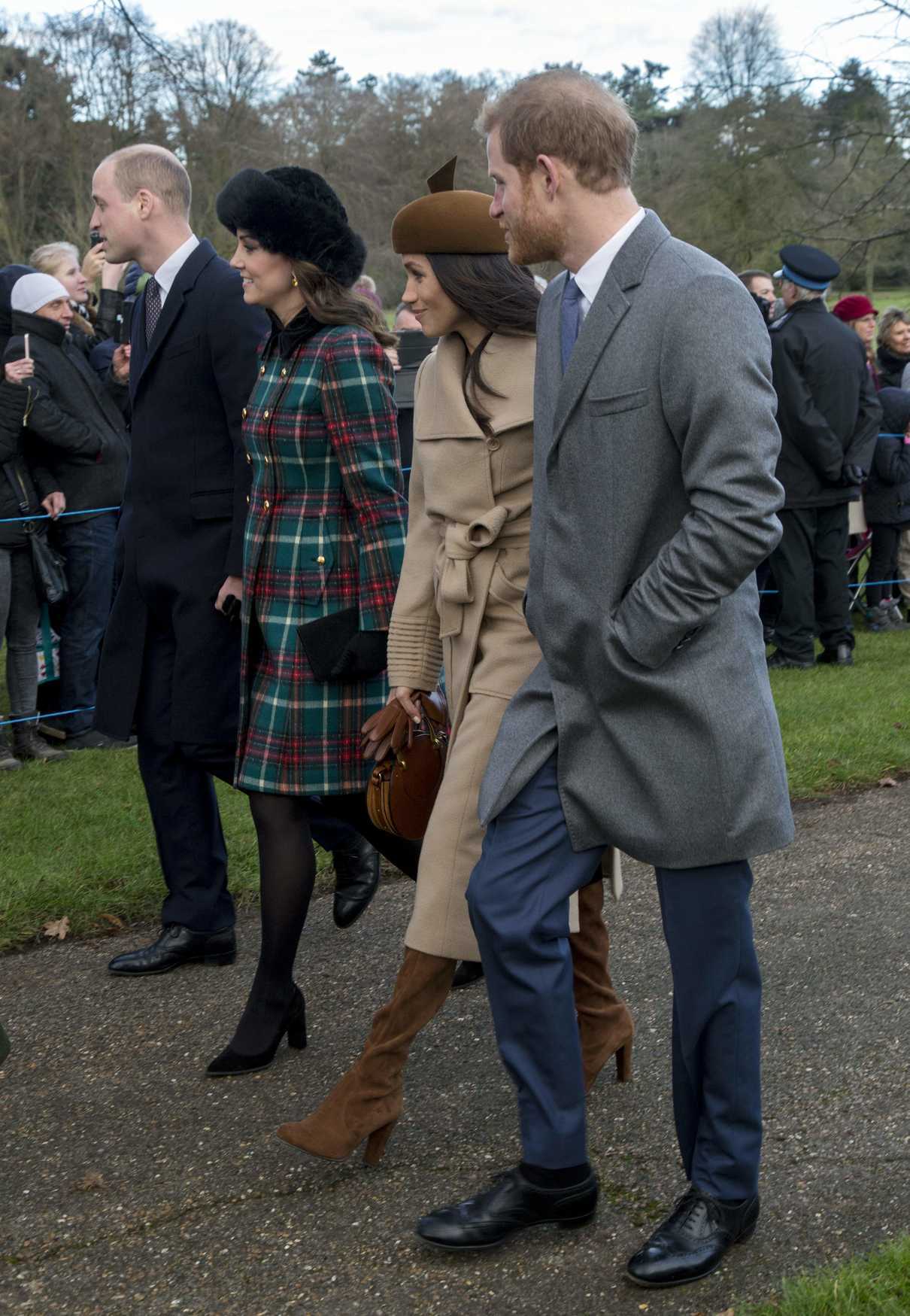 Meghan Markle Arrives at the Church of St Mary Magdalene in King's Lynn 12/25/2017-2