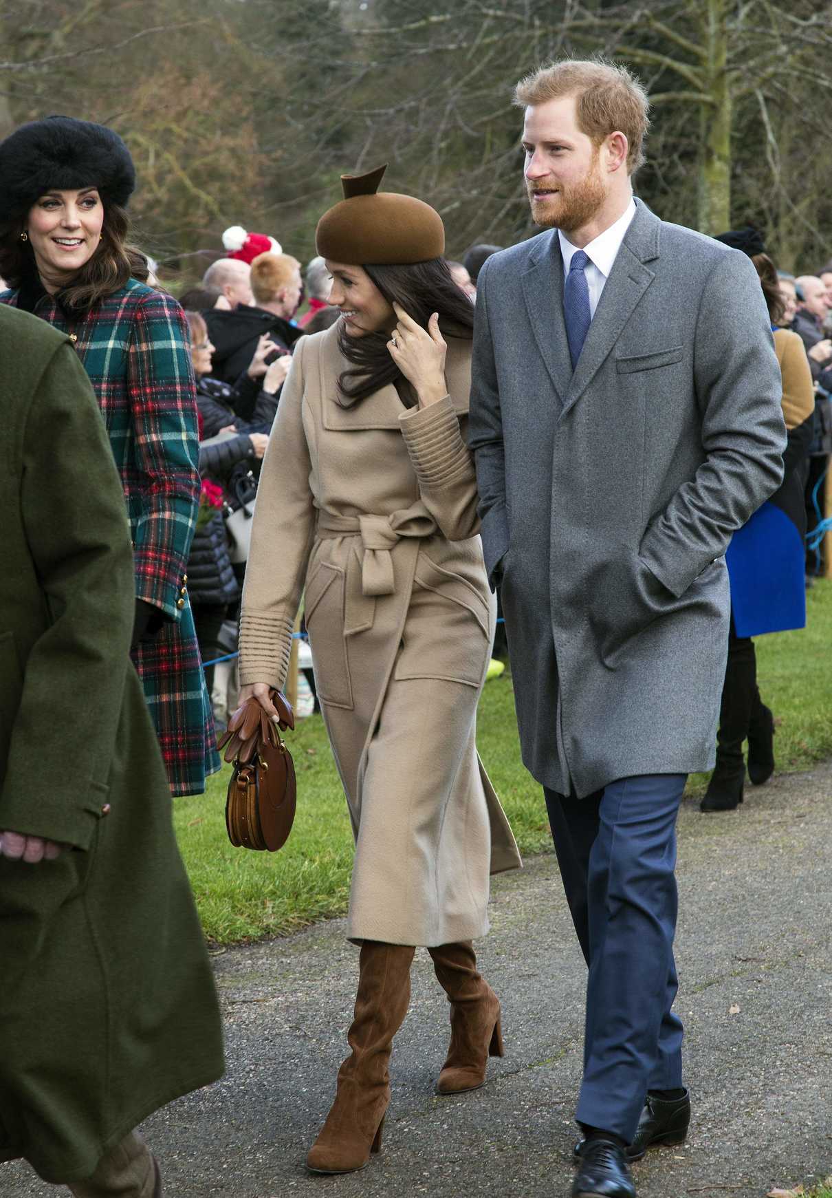 Meghan Markle Arrives at the Church of St Mary Magdalene in King's Lynn 12/25/2017-3