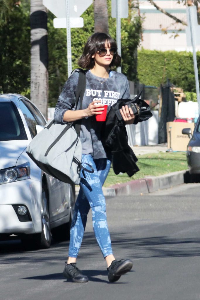 Nina Dobrev Hits the Gym in LA 12/15/2017-1