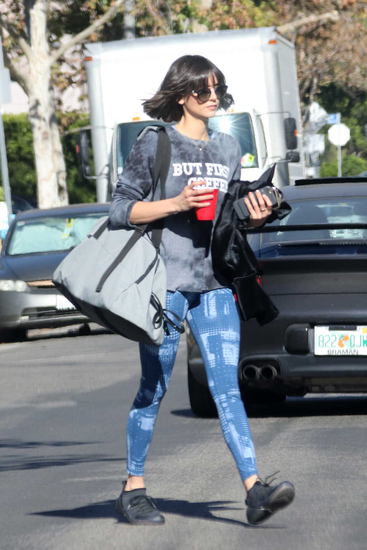 Nina Dobrev Hits the Gym in LA 12/15/2017-2