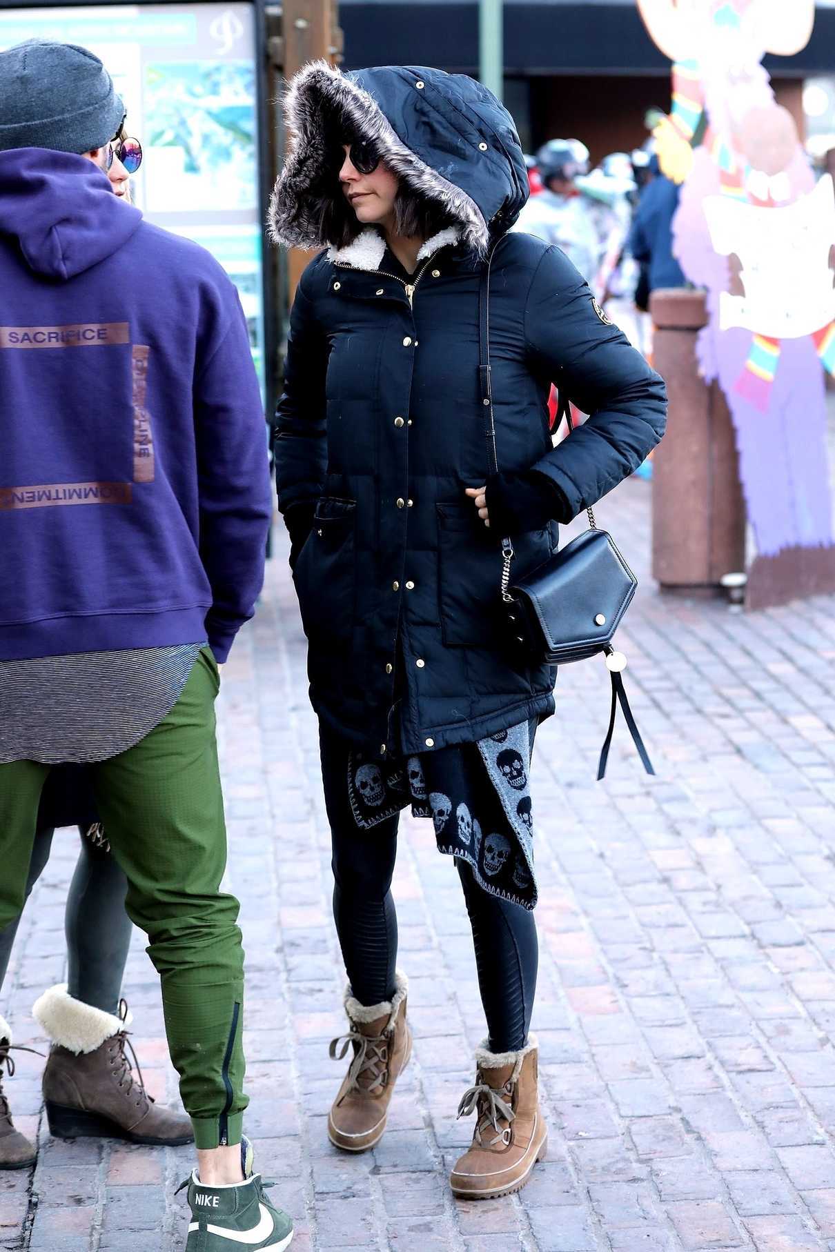 Nina Dobrev Was Spotted Out in Aspen 12/28/2017-2