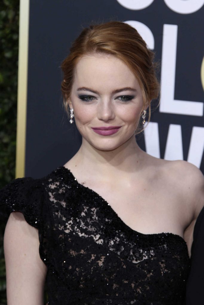 Emma Stone at the 75th Annual Golden Globe Awards in Beverly Hills 01/07/2018-1