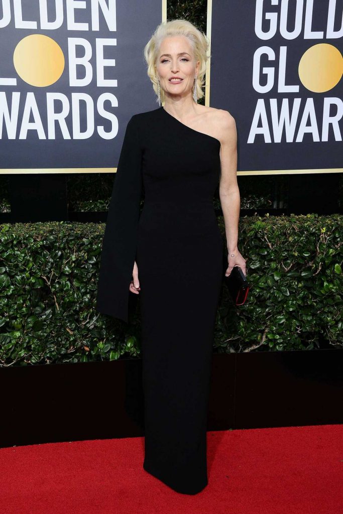 Gillian Anderson at the 75th Annual Golden Globe Awards in Beverly Hills 01/07/2018-1