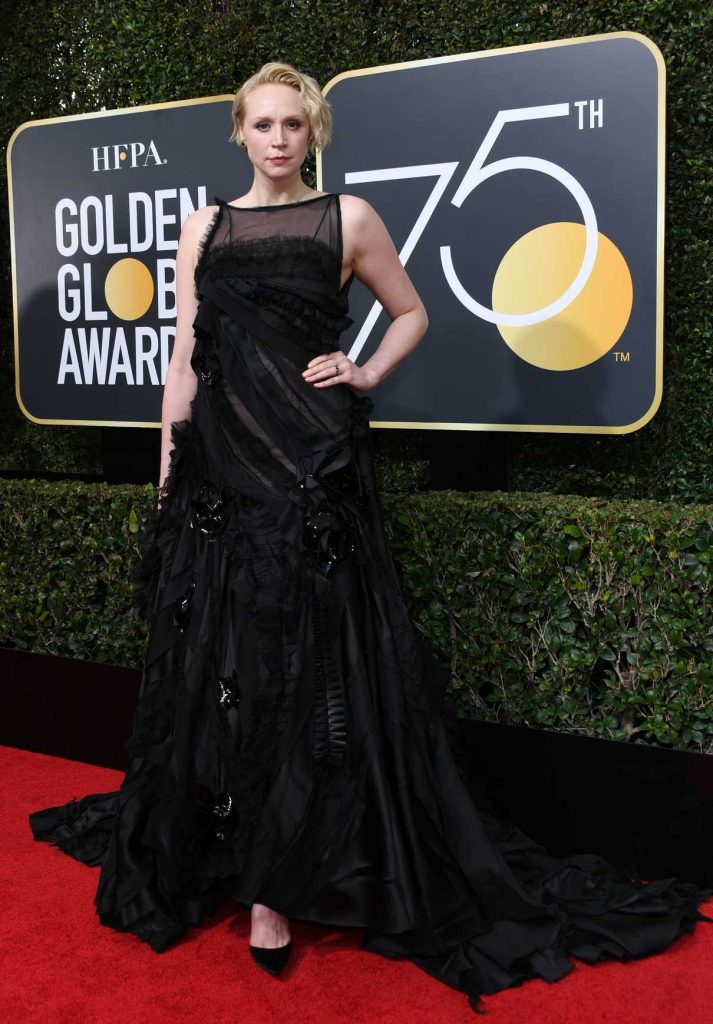 Gwendoline Christie at the 75th Annual Golden Globe Awards in Beverly Hills 01/07/2018-1