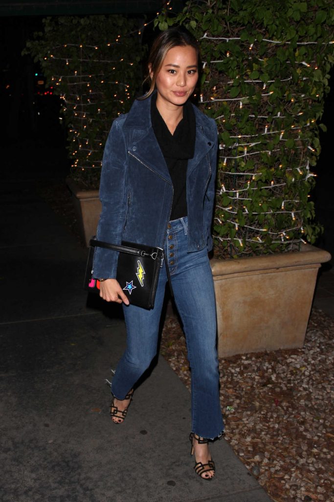 Jamie Chung Has a Dinner at Madeo Italian Restaurant in West Hollywood 01/18/2018-1