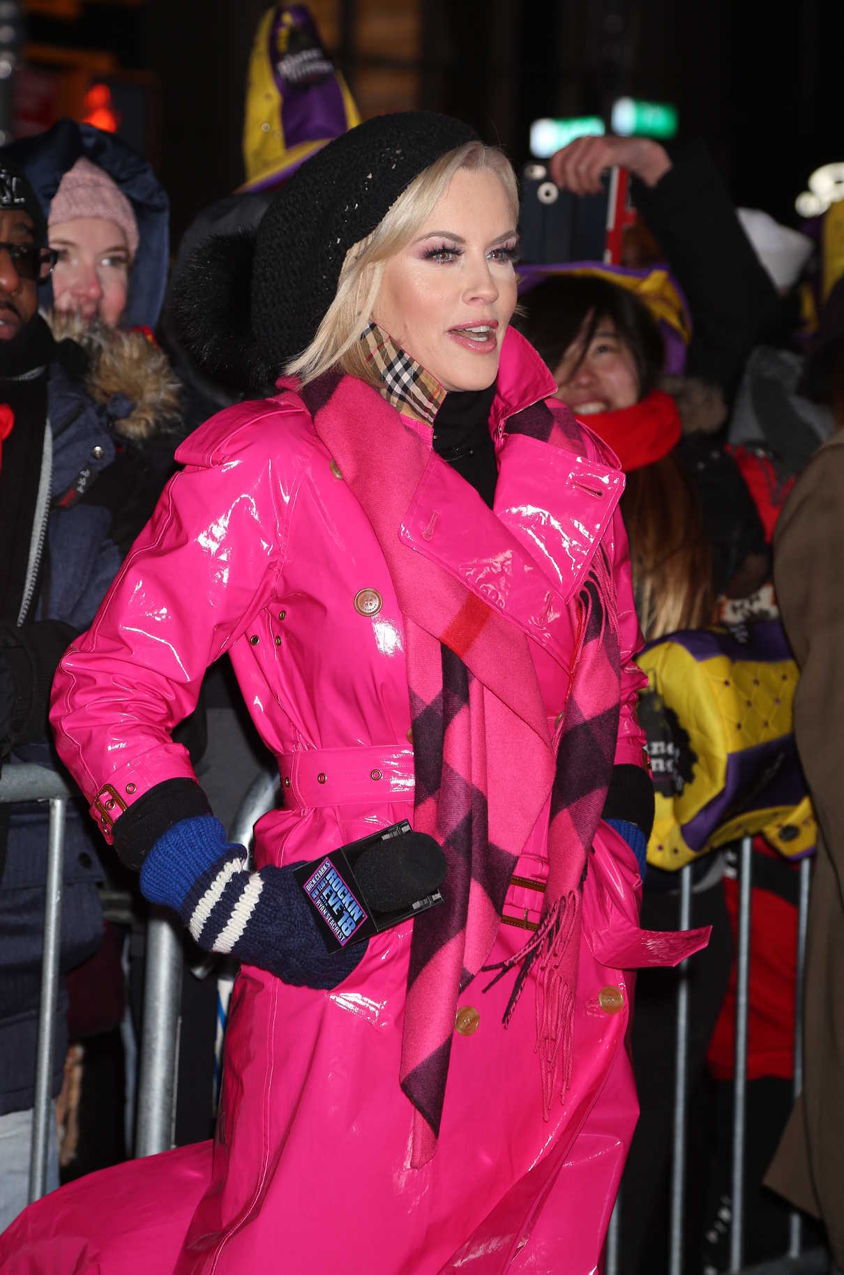 Jenny McCarthy at the 2018 New Year's Eve Celebration in Times Square in NYC 12/31/2017-5