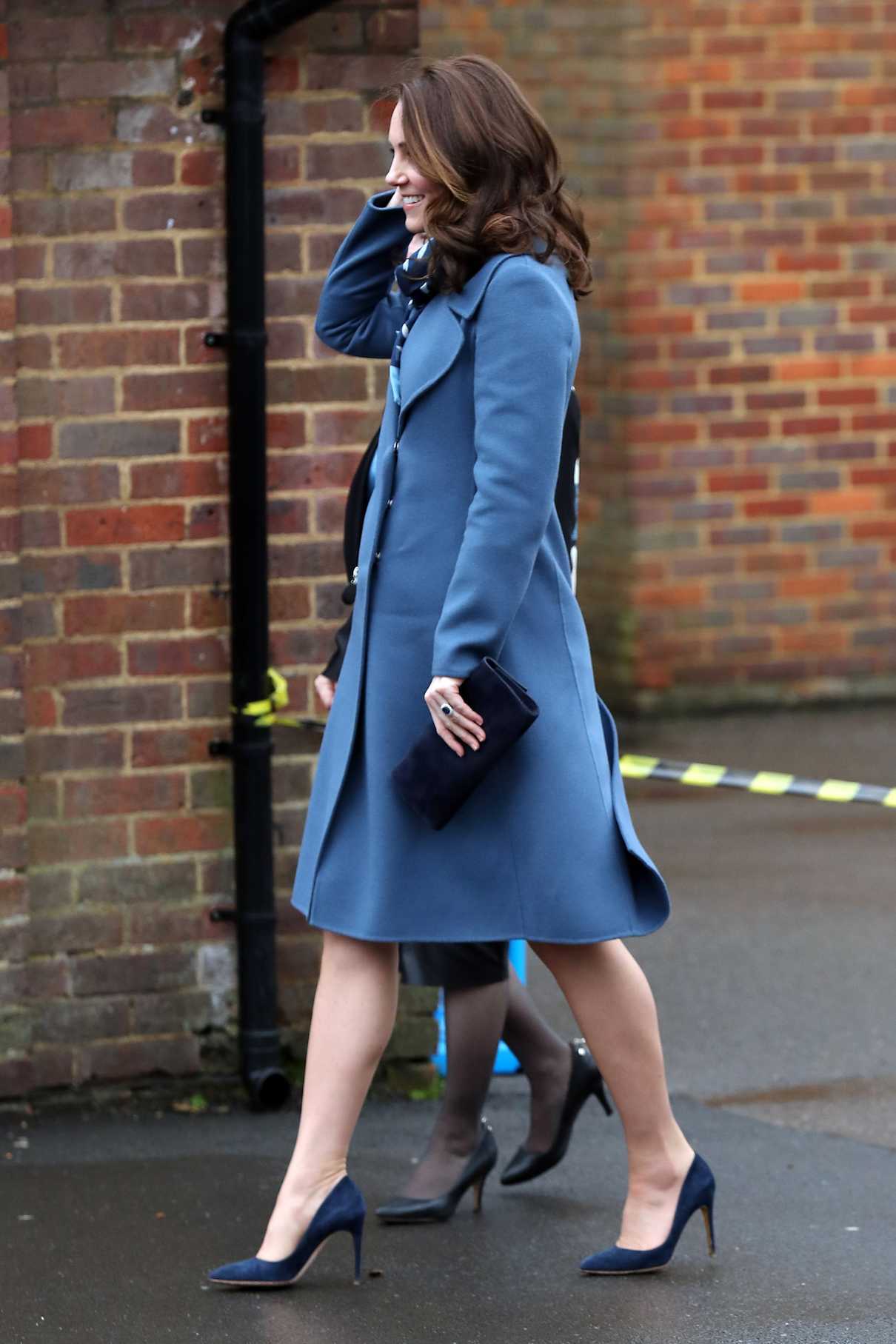 Kate Middleton Visits Roe Green Junior School in London 01/24/2018-2