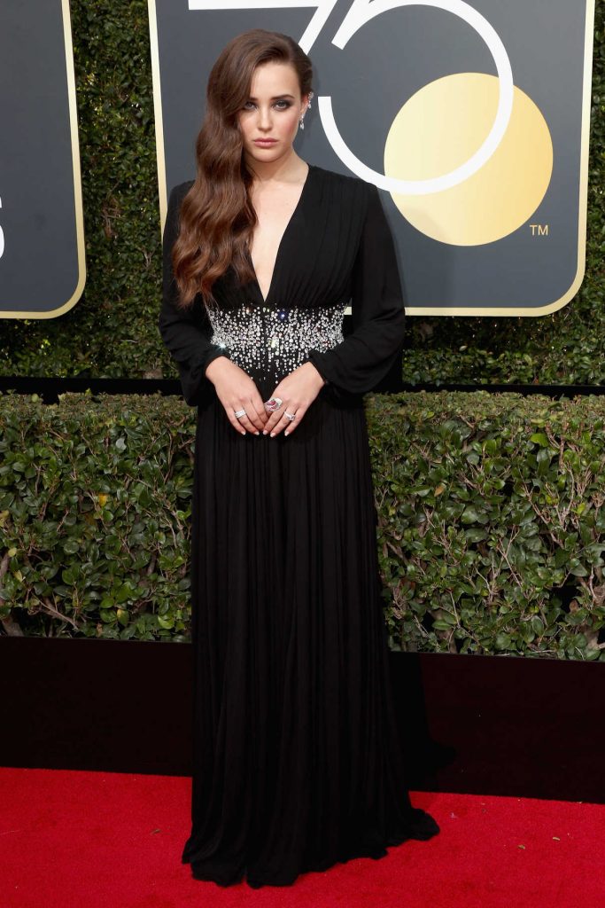 Katherine Langford at the 75th Annual Golden Globe Awards in Beverly Hills 01/07/2018-1