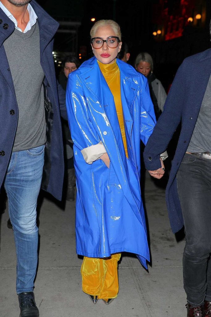 Lady Gaga Leaves Marta Italian Restaurant in New York City 01/27/2018-1