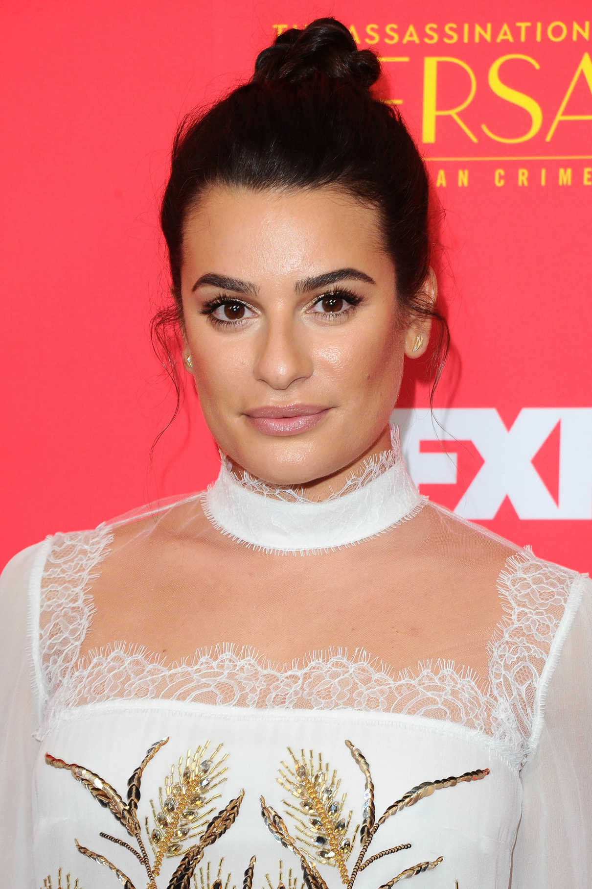 Lea Michele at The Assassination of Gianni Versace: American Crime Story Screeneng in Hollywood 01/08/2018-5