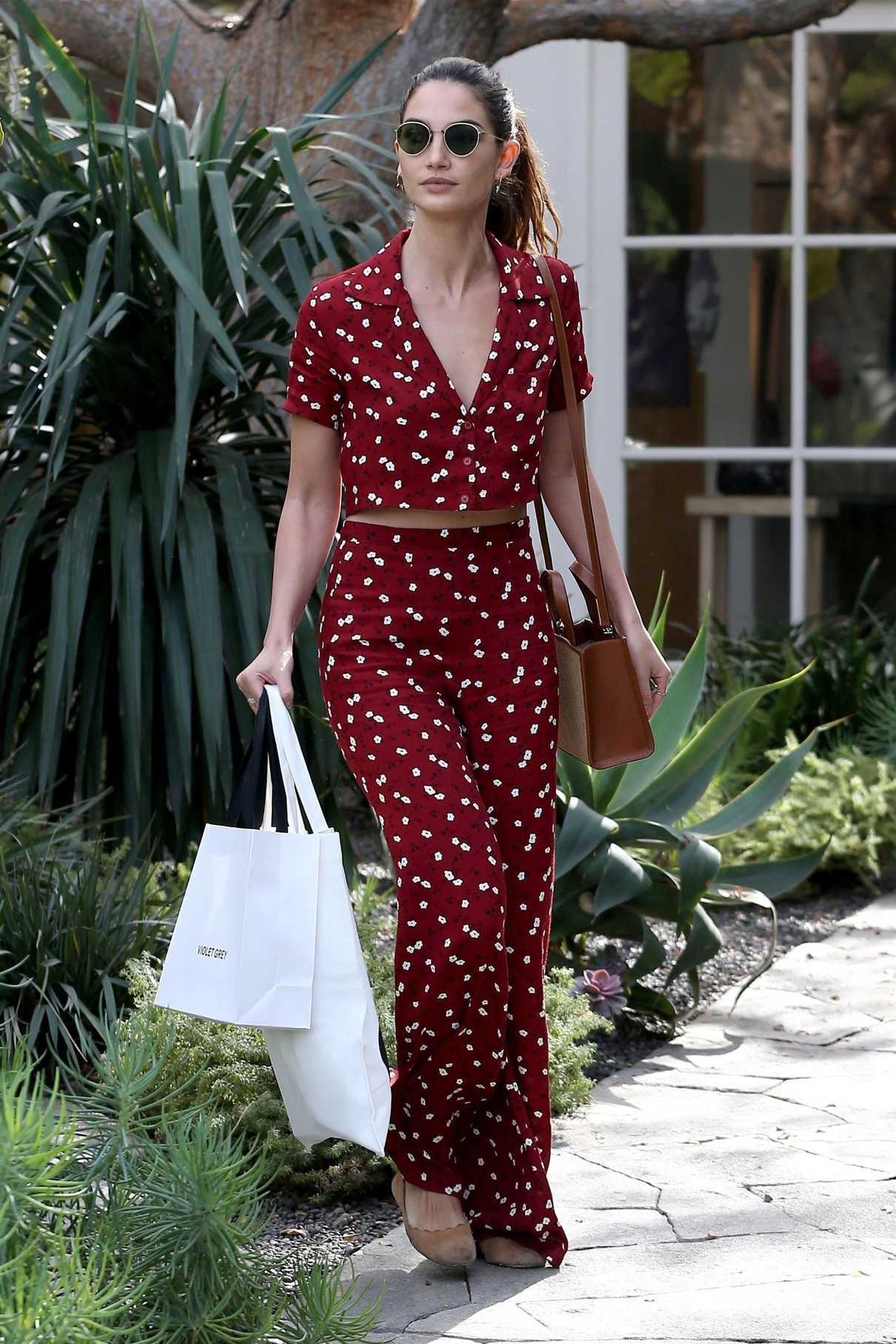 Lily Aldridge Out Shopping on Melrose Place in Beverly Hills 01/24/2018-3