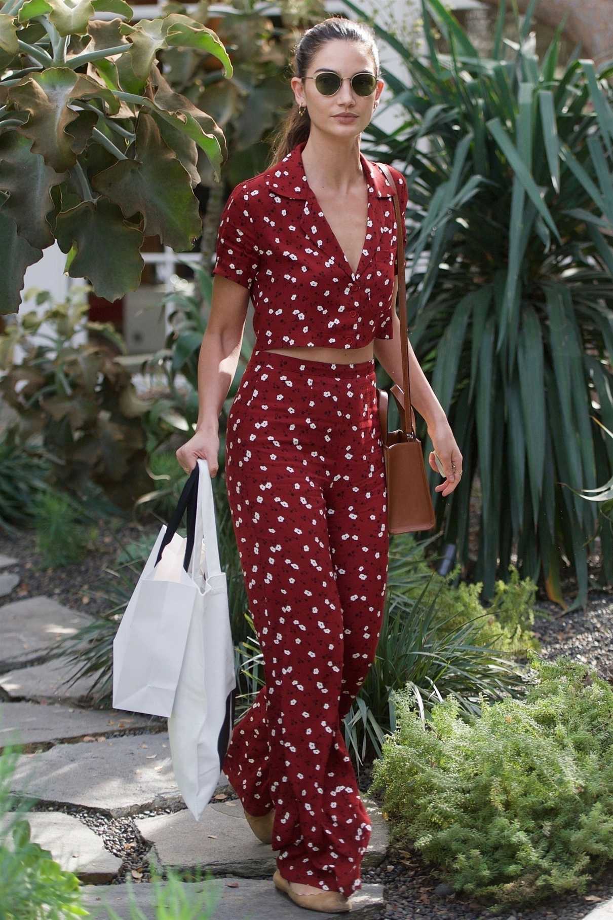 Lily Aldridge Out Shopping on Melrose Place in Beverly Hills 01/24/2018-4
