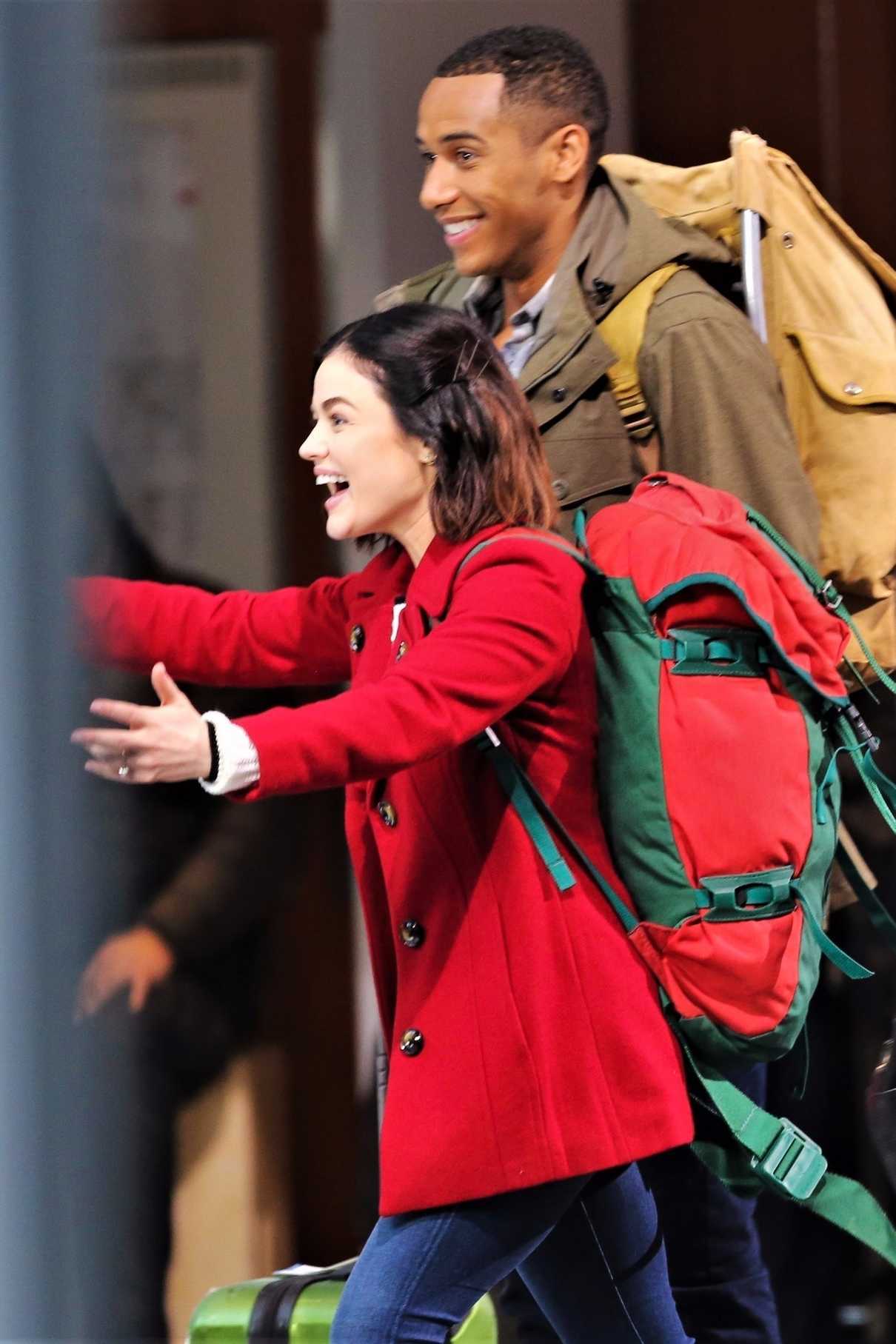 Lucy Hale Was Spotted on the Set of Her Show Life Sentence in Vancouver 01/09/2018-4