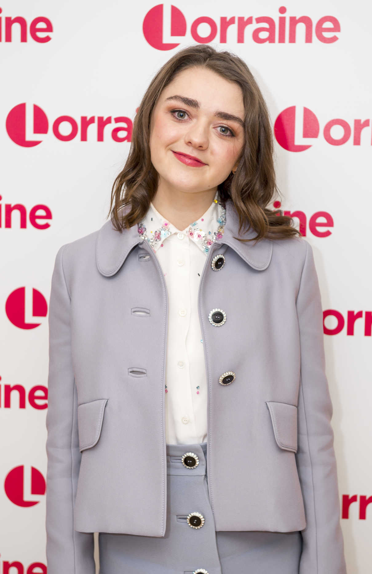 Maisie Williams at Lorraine TV Show in London 01/17/2018-2