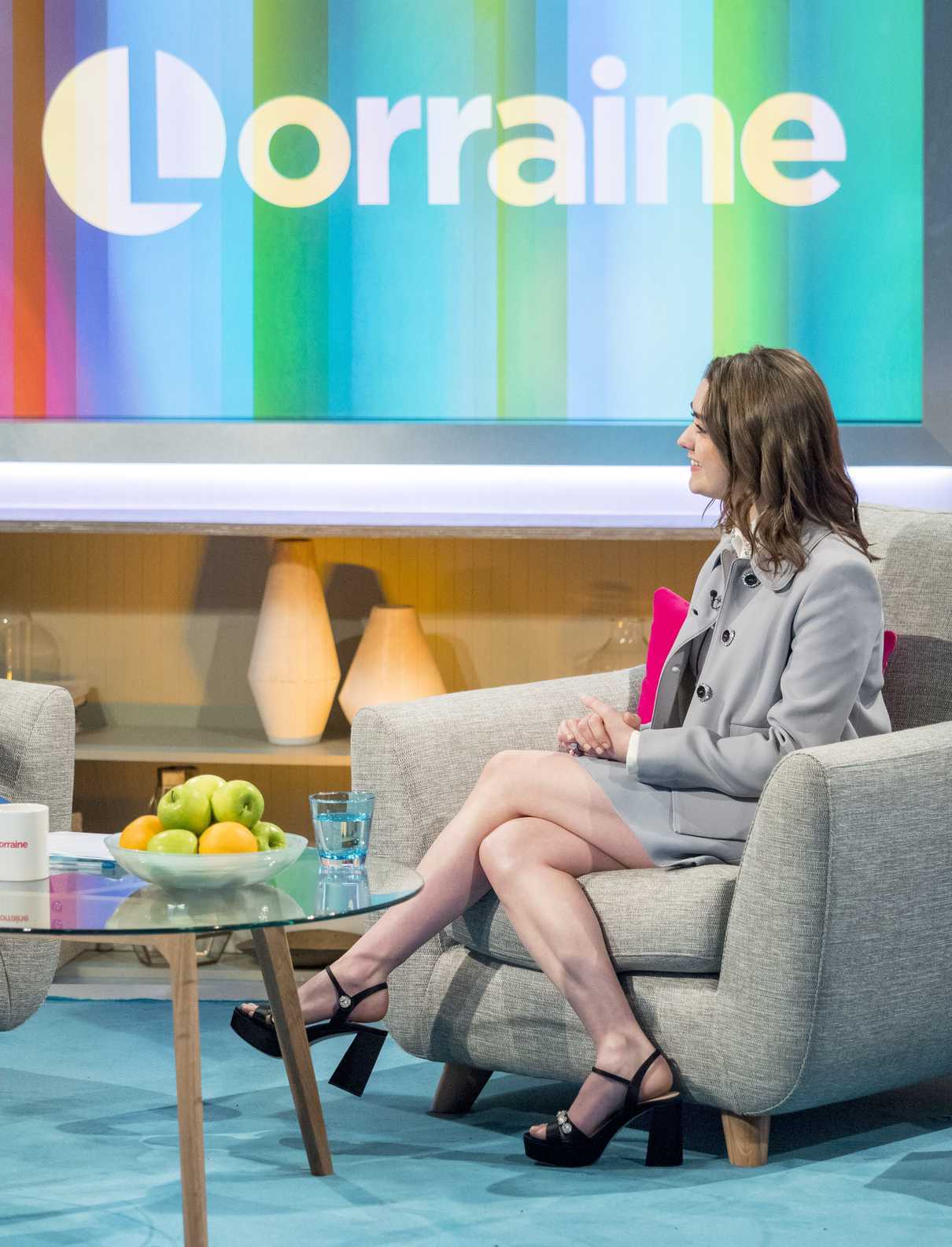 Maisie Williams at Lorraine TV Show in London 01/17/2018-3