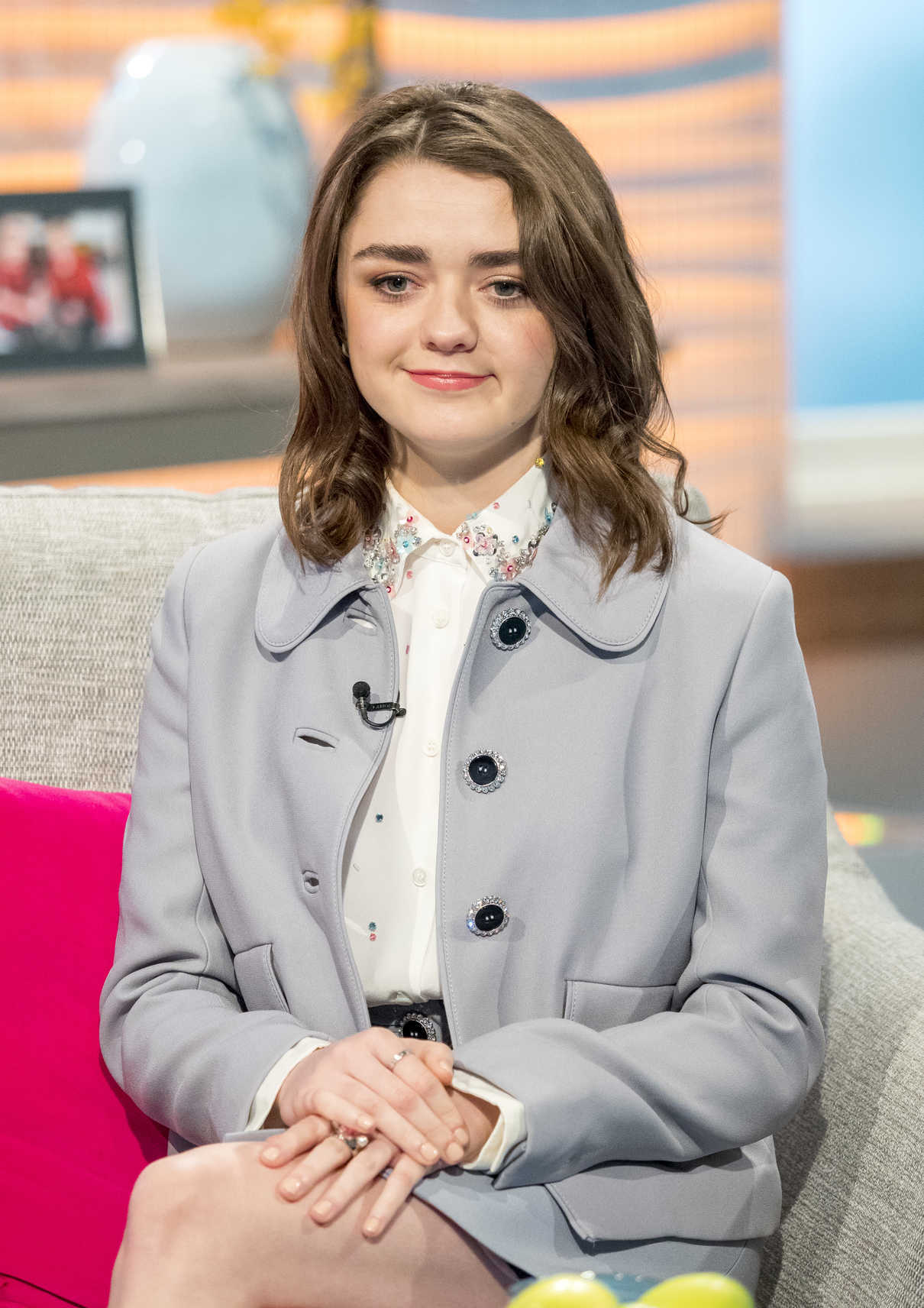 Maisie Williams at Lorraine TV Show in London 01/17/2018-4