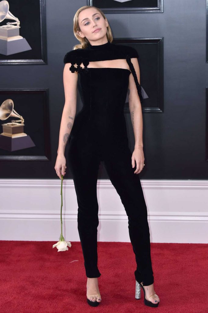 Miley Cyrus at the 60th Annual Grammy Awards at Madison Square Garden in New York City 01/28/2018-1