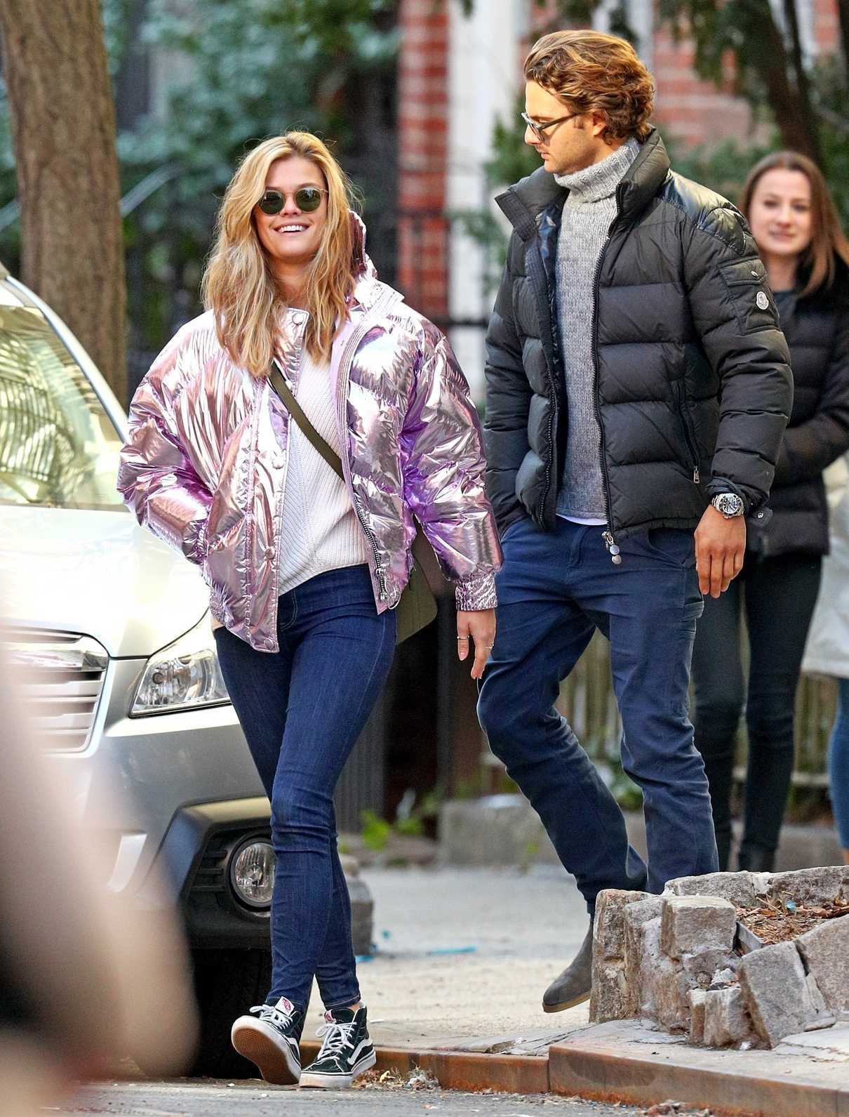 Nina Agdal Strolls with Jack Brinkley-Cook in the West Village 01/27/2018-2