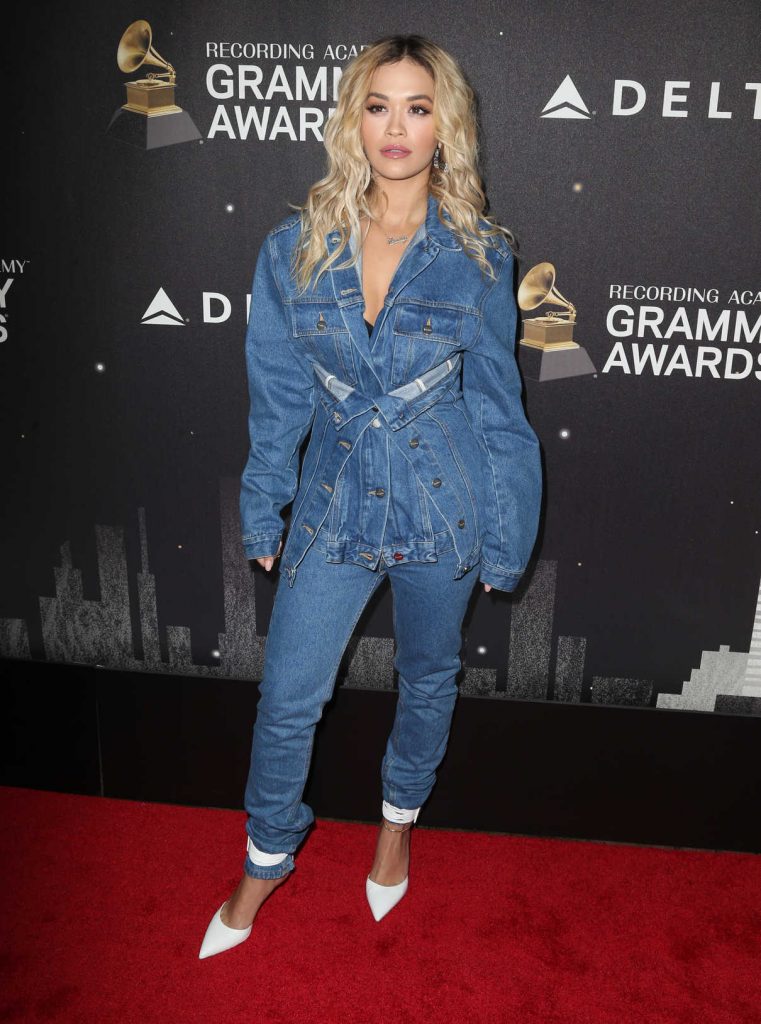 Rita Ora at the Delta Airlines Celebrates 2018 Grammy Weekend Event in New York City 01/25/2018-1