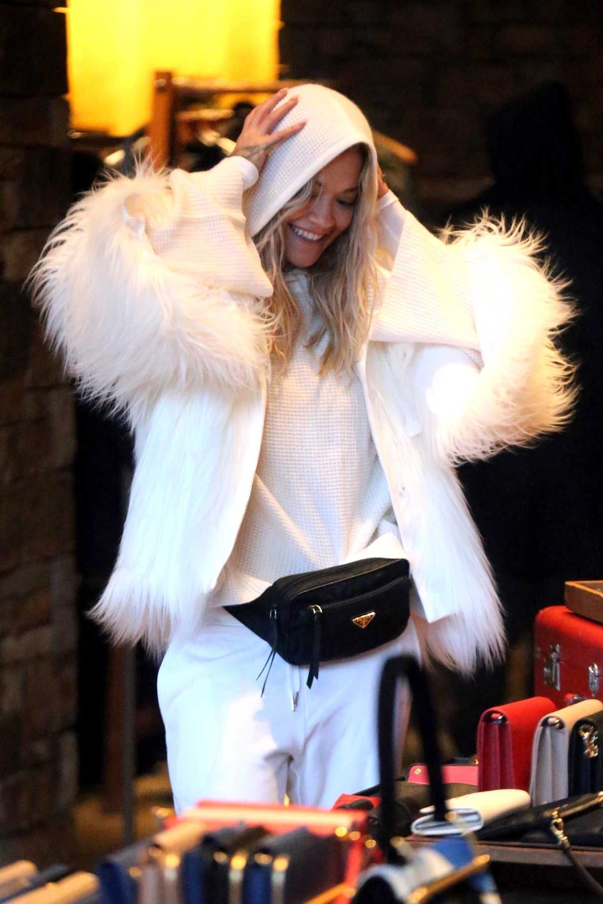 Rita Ora Goes Shopping in Aspen 01/01/2018-2