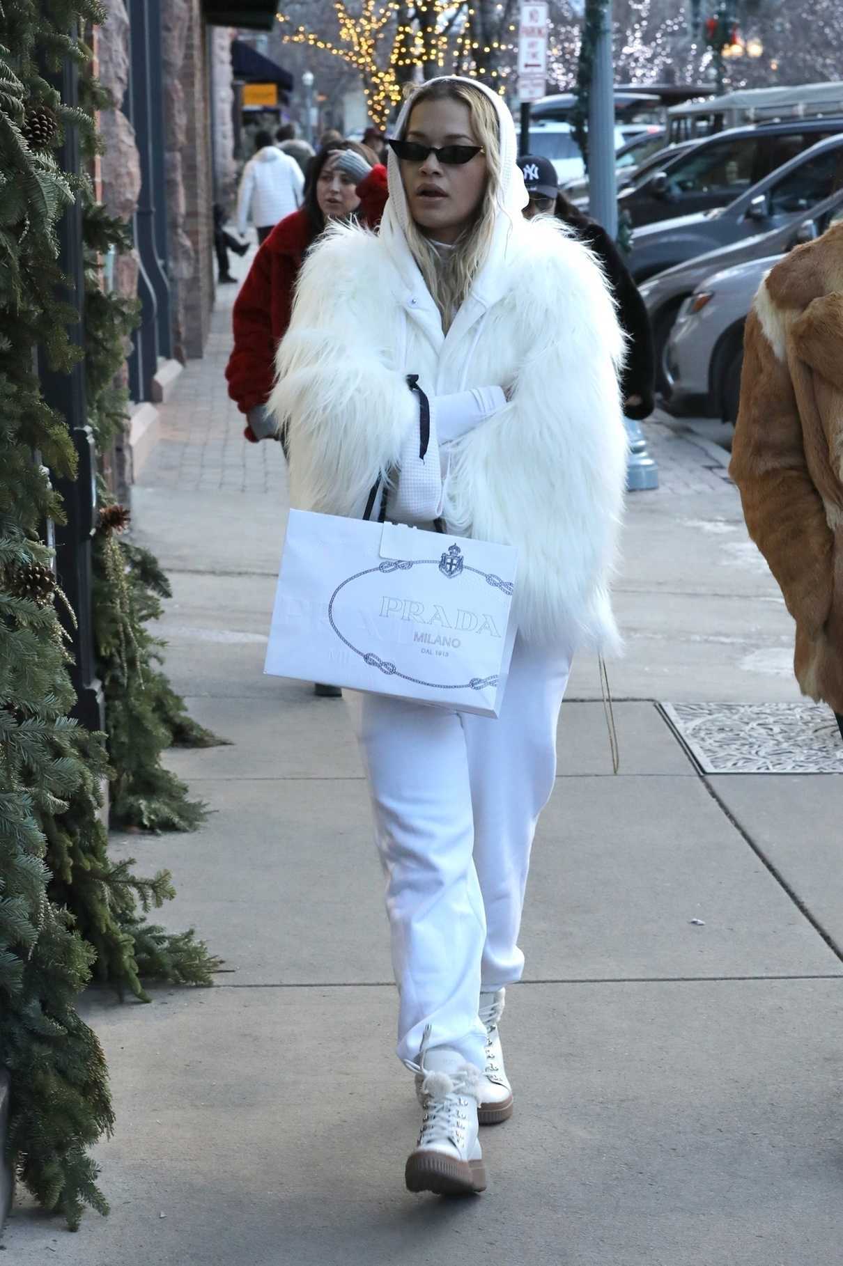 Rita Ora Goes Shopping in Aspen 01/01/2018-4