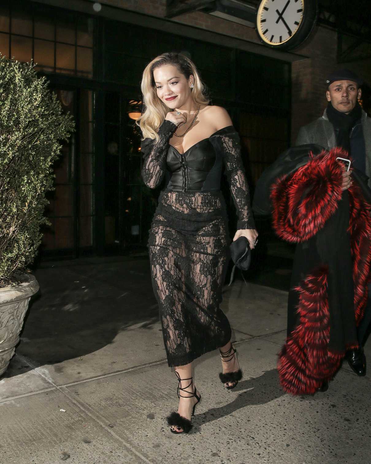 Rita Ora Leaves a Grammys After Party in NYC 01/28/2018-3