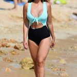 Vicky Pattison in Bikini at the Beach in Cape Verde 12/31/2017
