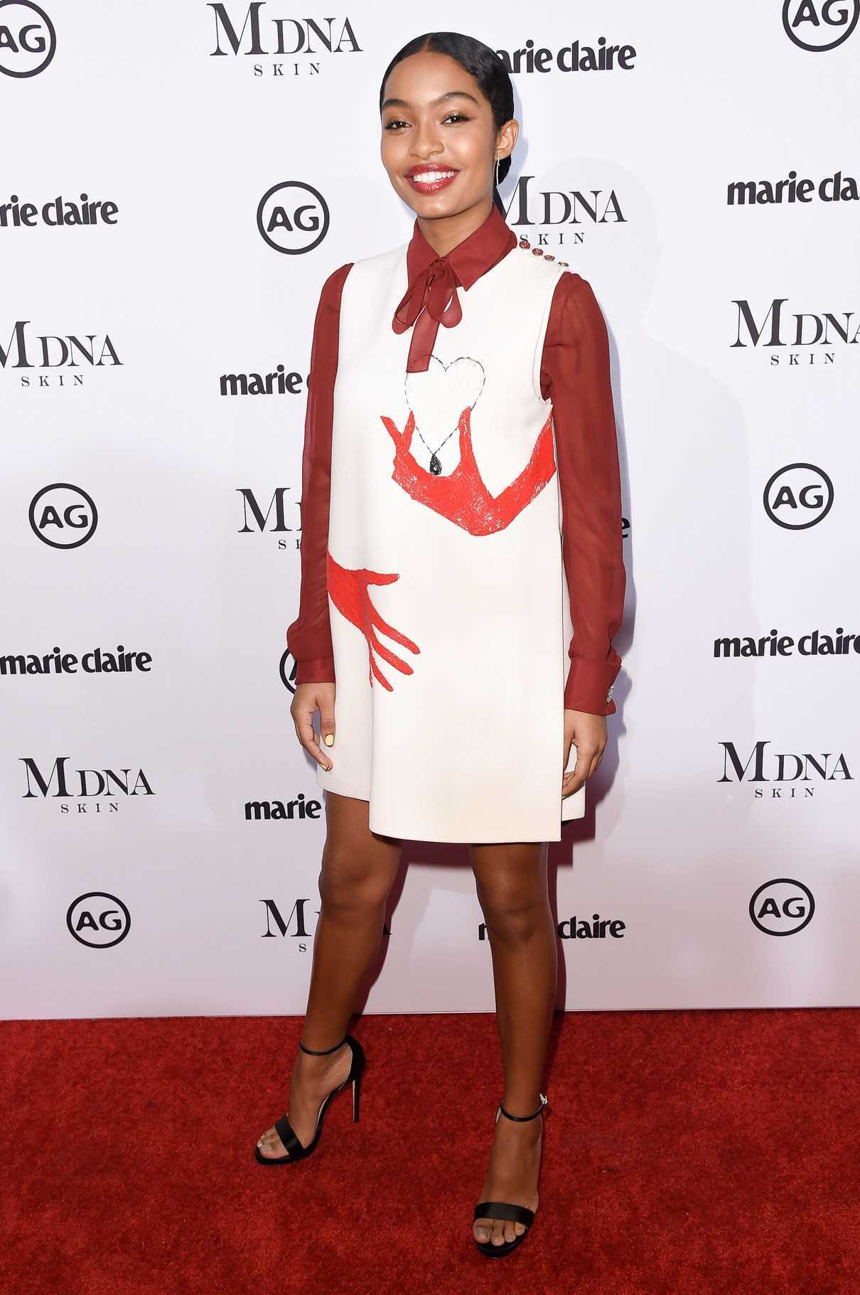 Yara Shahidi at the Marie Claire Image Makers Awards in Los Angeles 01/11/2018-3