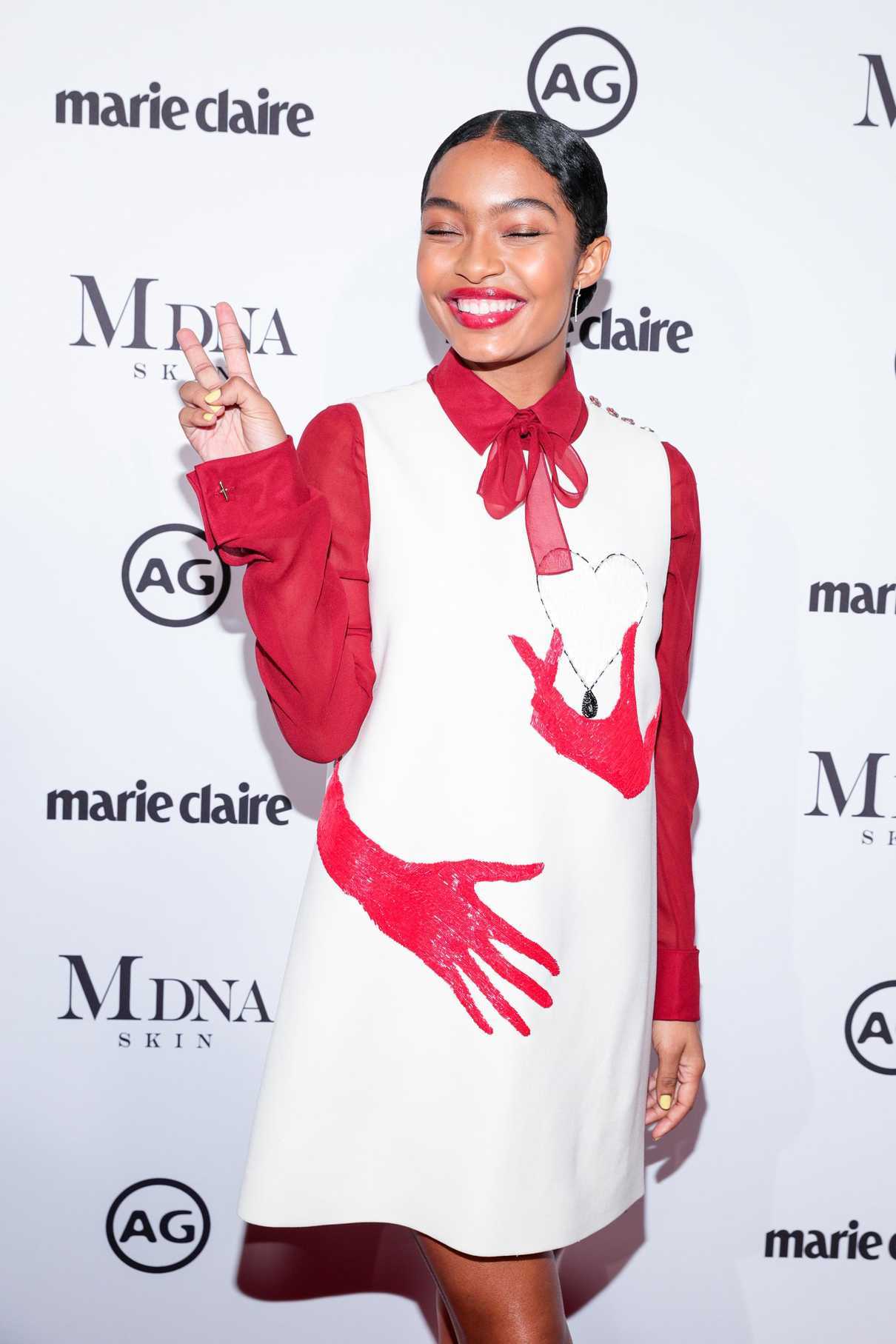 Yara Shahidi at the Marie Claire Image Makers Awards in Los Angeles 01/11/2018-4
