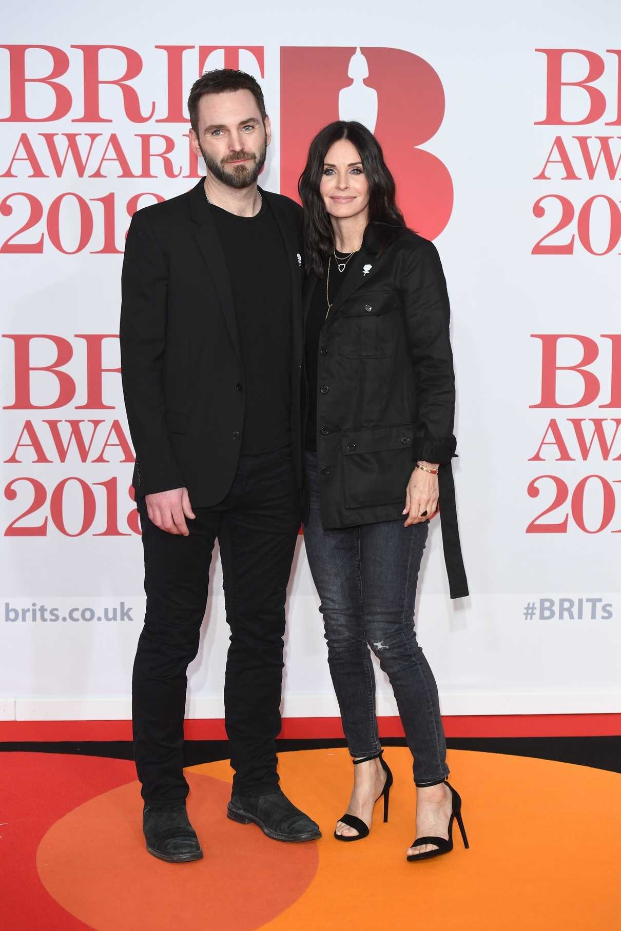 Courteney Cox Attends the 2018 Brit Awards at the O2 Arena in London 02/21/2018-3