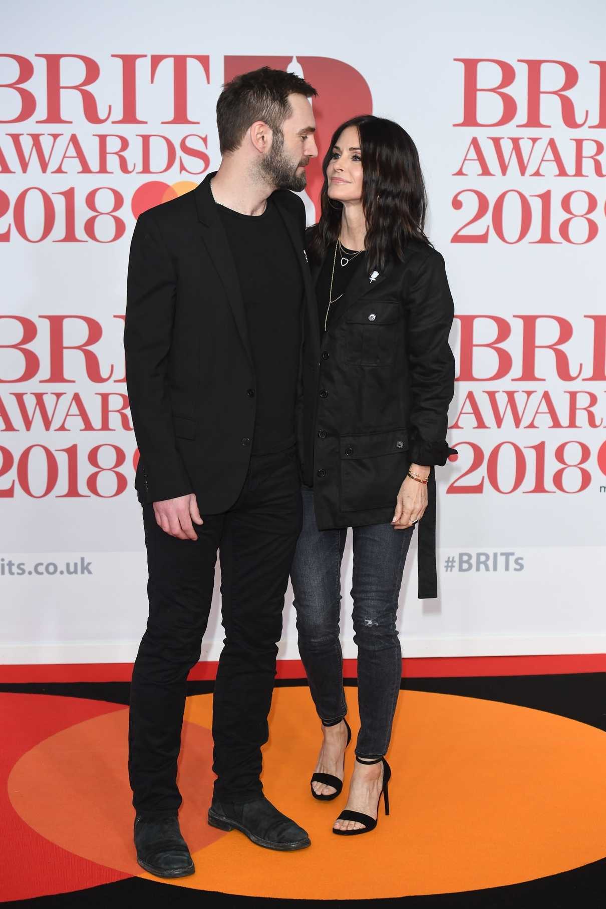 Courteney Cox Attends the 2018 Brit Awards at the O2 Arena in London 02/21/2018-4