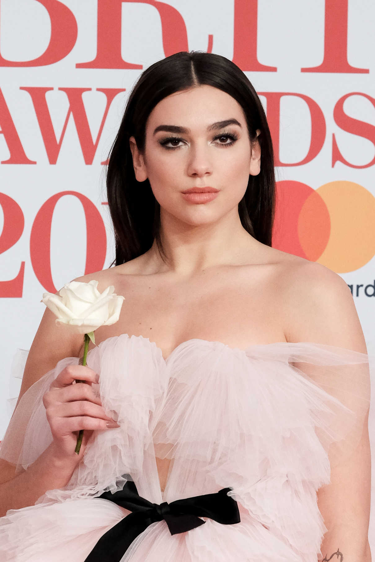 Dua Lipa Attends the 2018 Brit Awards at the O2 Arena in London 02/21/2018-5