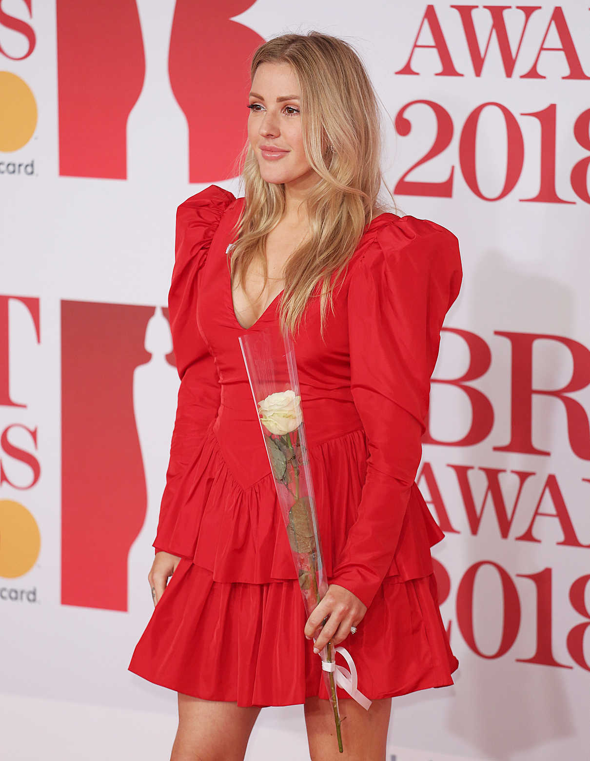Ellie Goulding Attends the 2018 Brit Awards at the O2 Arena in London 02/21/2018-4