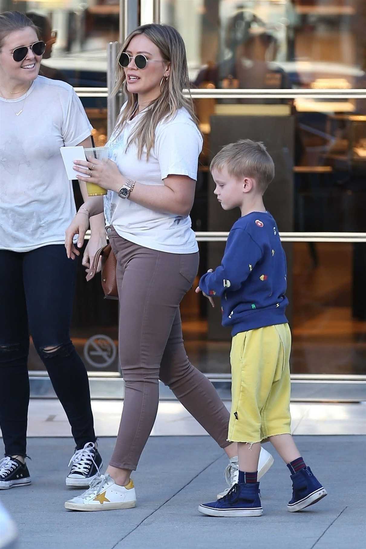 Hilary Duff Was Spotted Out in Beverly Hills with Her Son Luca Comrie 02/18/2018-2