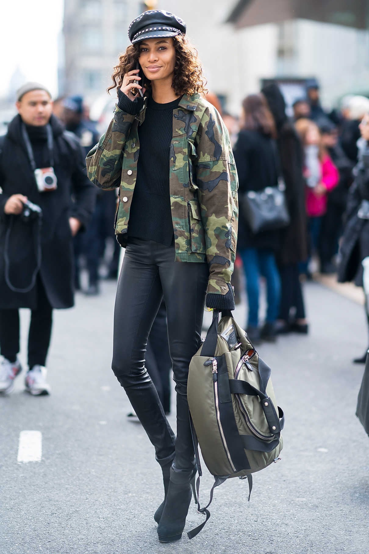 Joan Smalls Leaves the Michael Kors Show During New York Fashion Week in New York City 02/14/2018-2