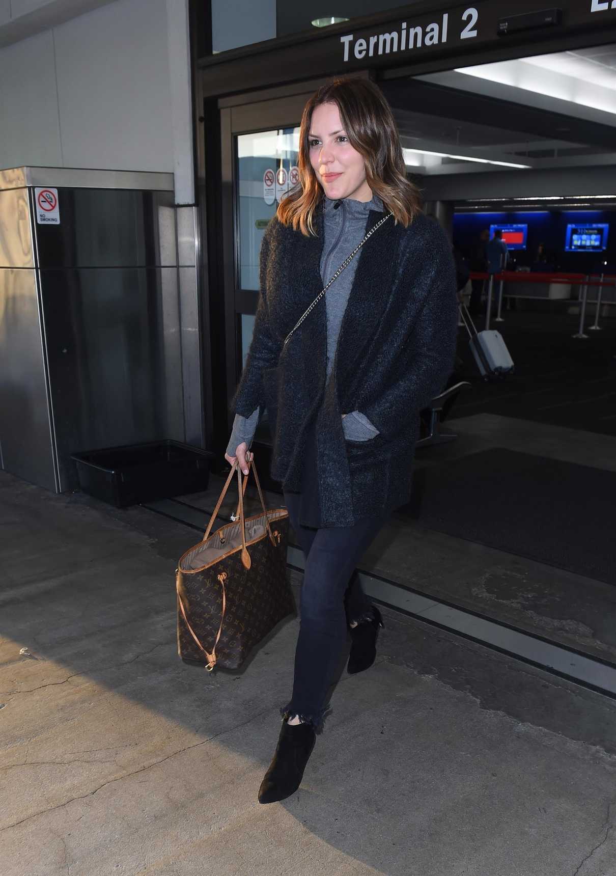 Katharine McPhee at LAX Airport in Los Angeles 02/19/2018-2