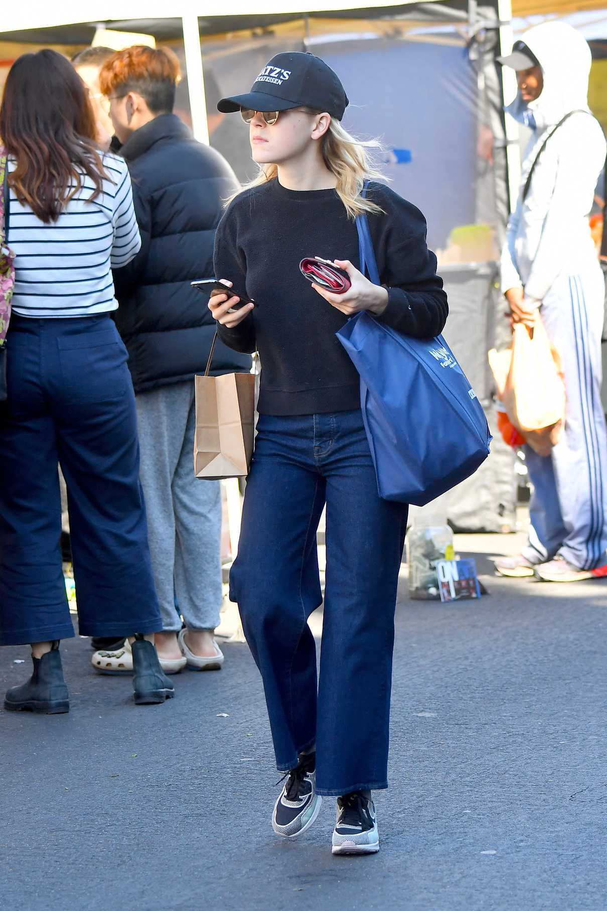 Kiernan Shipka Goes Shopping at a Farmer's Market in LA 02/25/2018-2