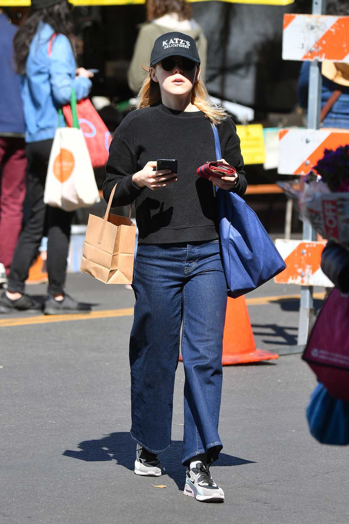 Kiernan Shipka Goes Shopping at a Farmer’s Market in LA 02/25/2018-3