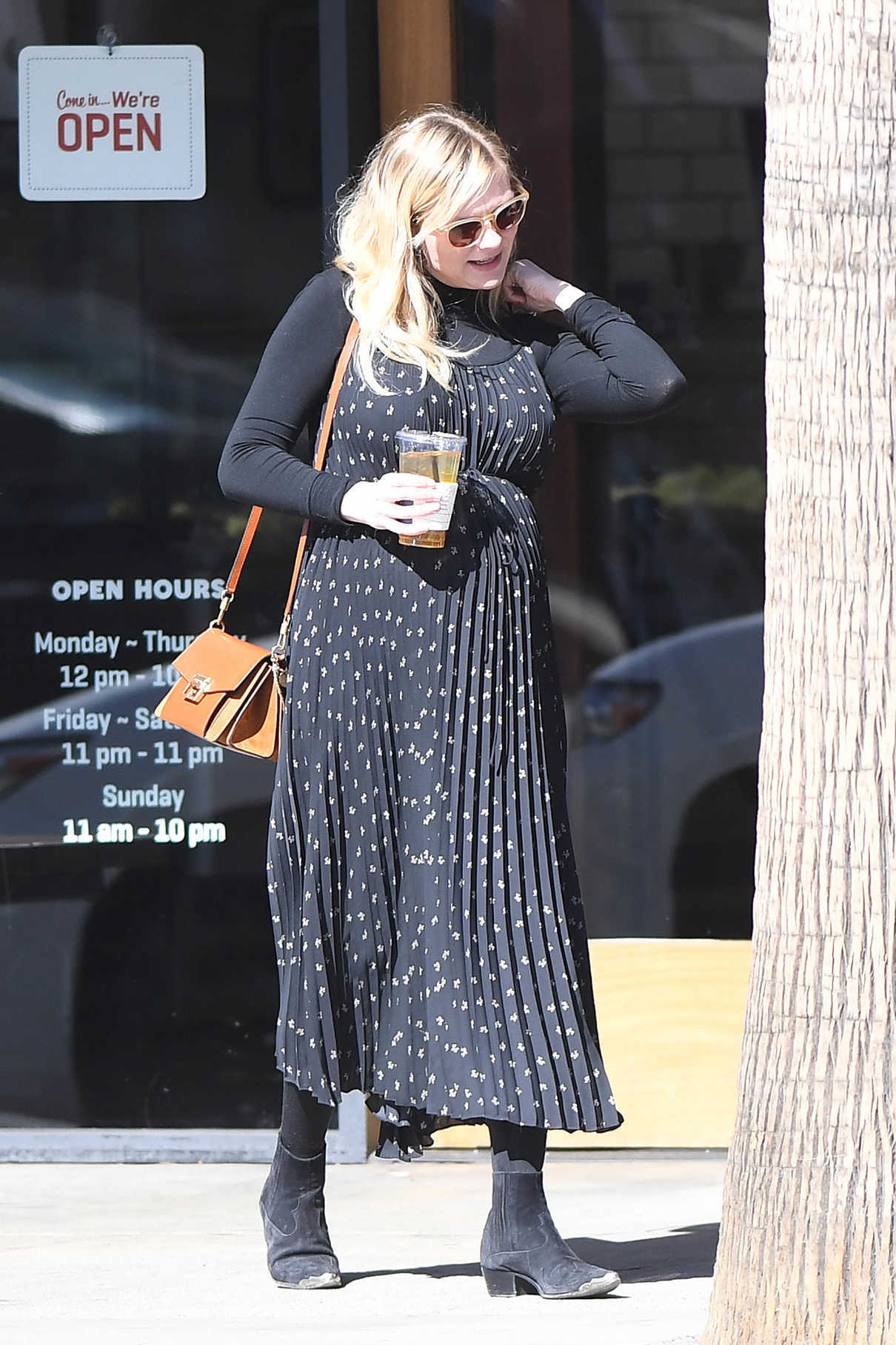 Kirsten Dunst Leaves the McConnell's Fine Ice Cream Shop with a Friend in Studio City 02/24/2018-3