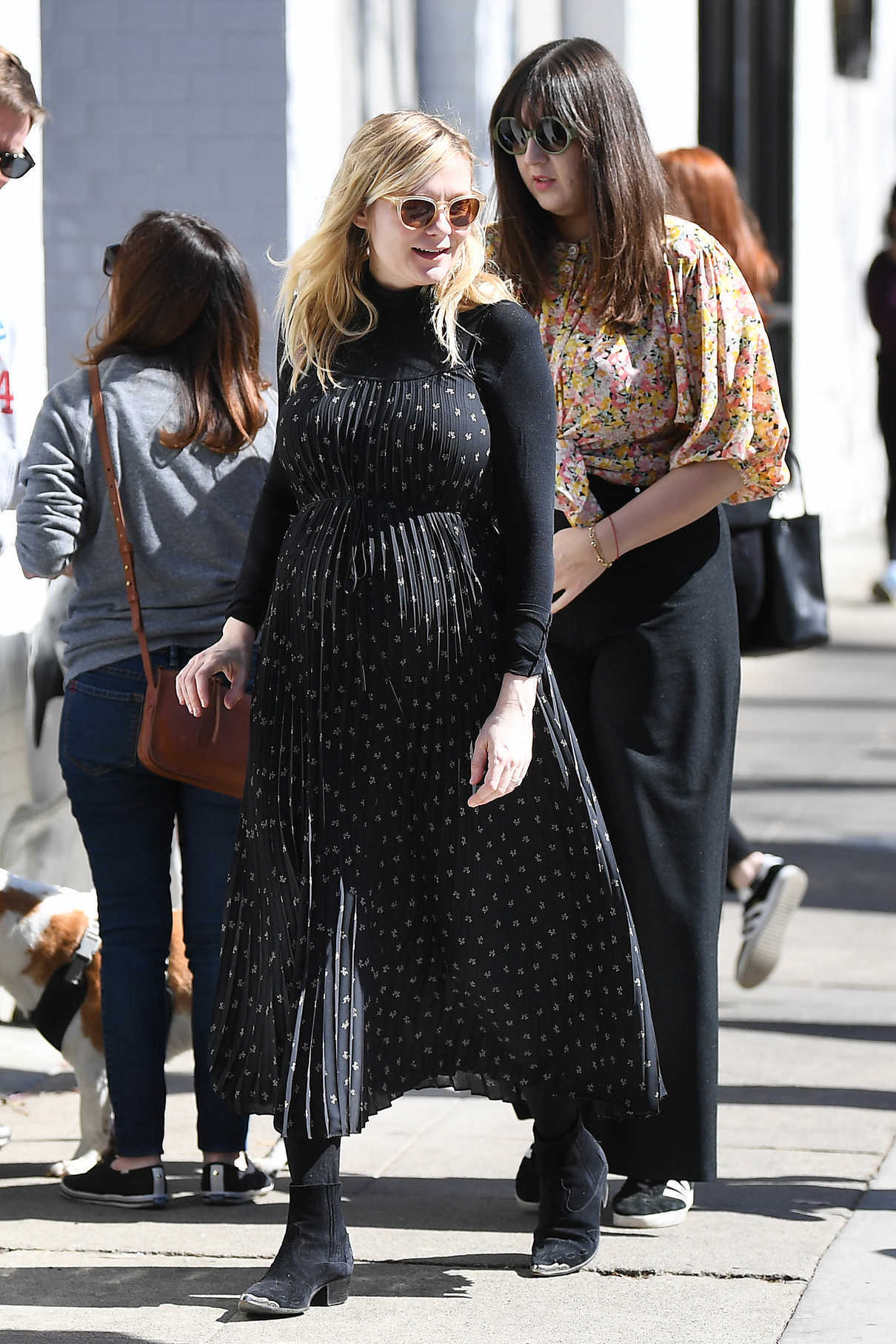 Kirsten Dunst Leaves the McConnell's Fine Ice Cream Shop with a Friend in Studio City 02/24/2018-5
