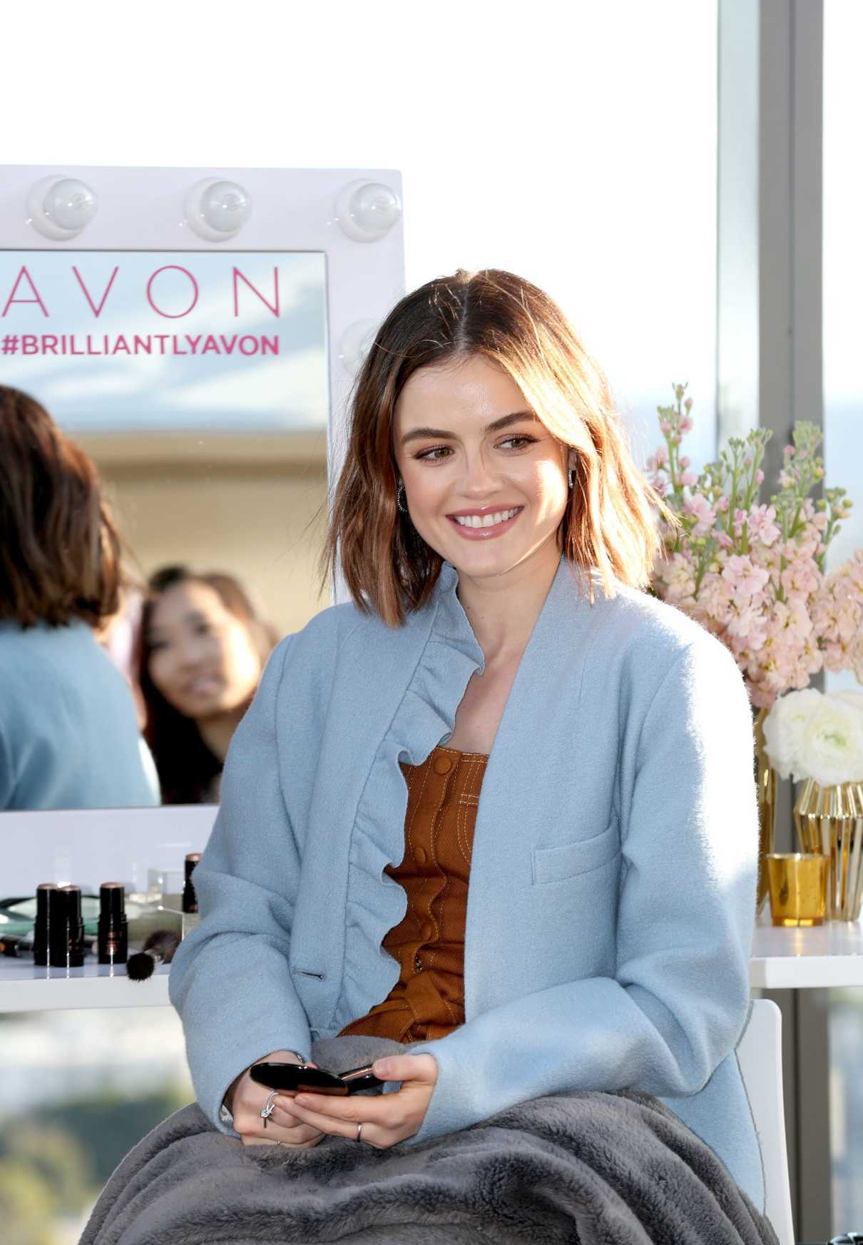 Lucy Hale Attends Avon New Glow Collection Launch in LA 02/22/2018-5