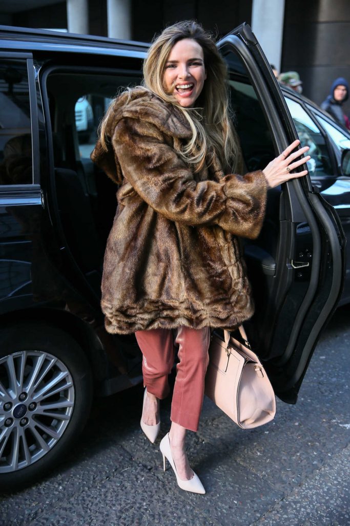 Nadine Coyle Arrives at the AOL Building in London 02/07/2018-1