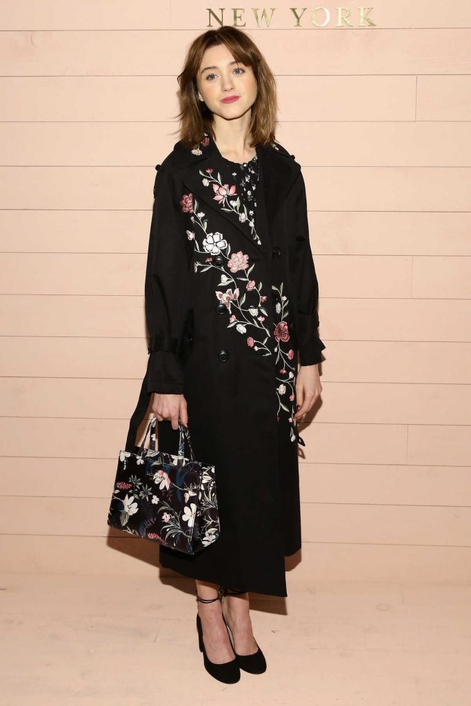 Natalia Dyer at the Kate Spade Presentation During New York Fashion Week in New York City 02/09/2018-1