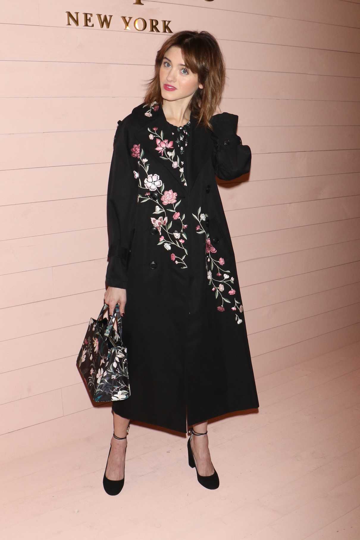 Natalia Dyer at the Kate Spade Presentation During New York Fashion Week in New York City 02/09/2018-3