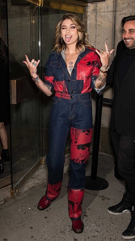 Paris Jackson Arrives at the Calvin Klein Collection Fashion Show During New York Fashion Week in New York City 02/13/2018-1