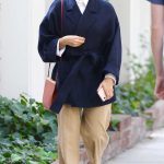 Rashida Jones Shops on Melrose Place in West Hollywood 02/10/2018
