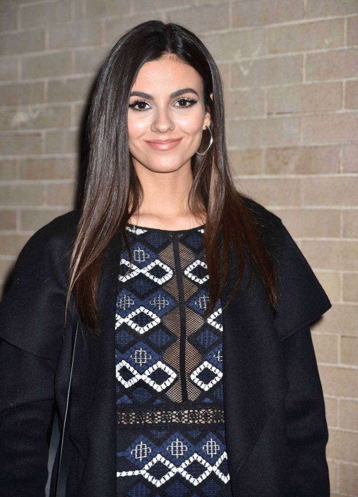 Victoria Justice at the Jonathan Simkhai Fashion Show During New York ...