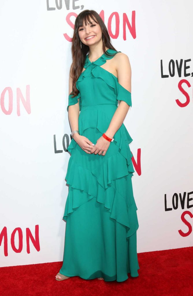 Cassady McClincy at the Love, Simon Premiere in Los Angeles 03/13/2018-1